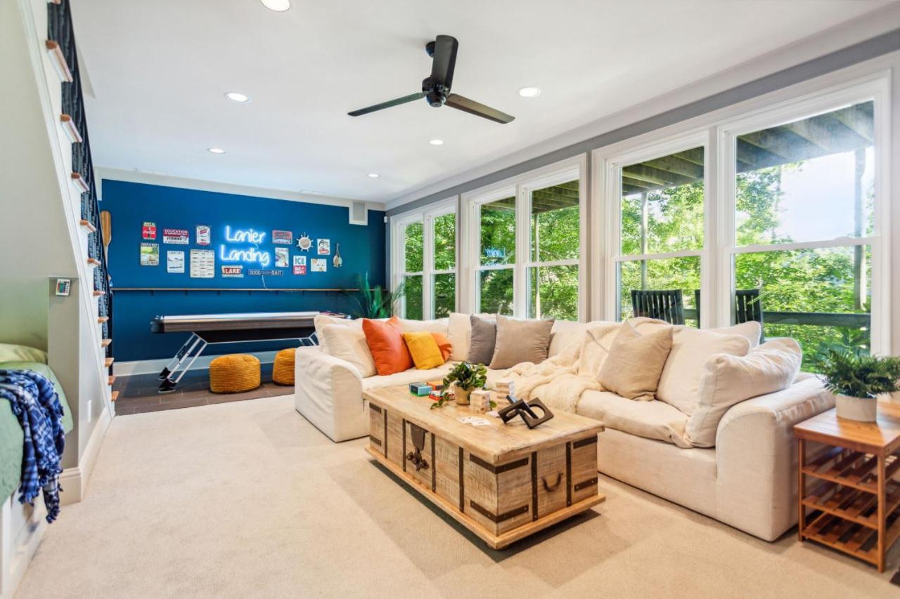 Lanier Landing - Private Dock Hot Tub Game Room غينسفيل المظهر الخارجي الصورة